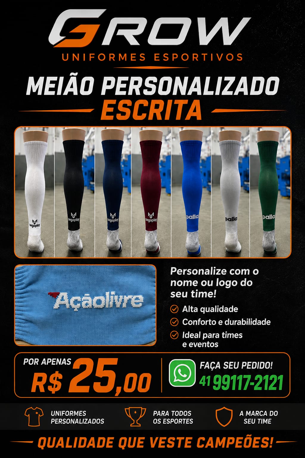 Meião Personalizado 